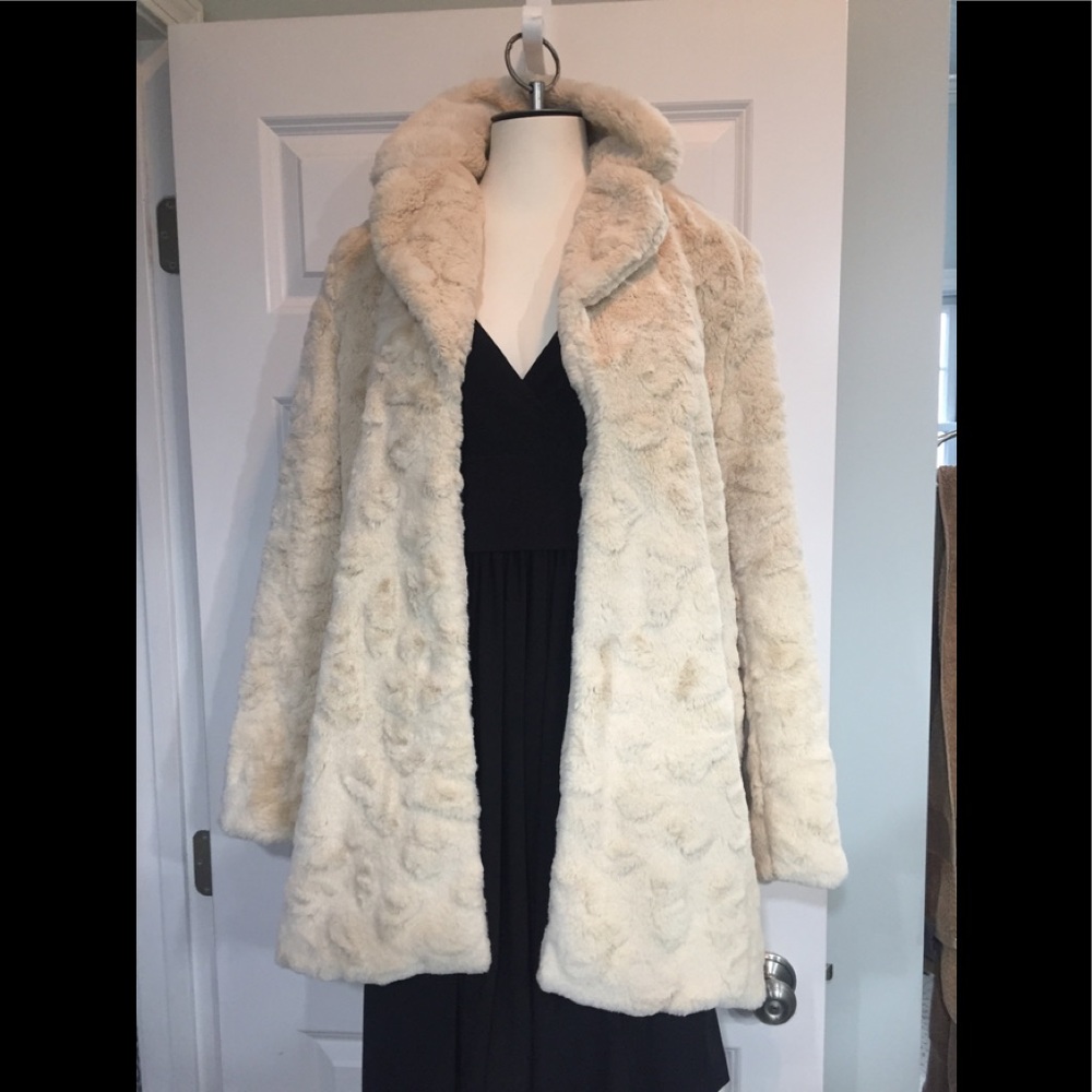 Pink Martini Faux fur jacket